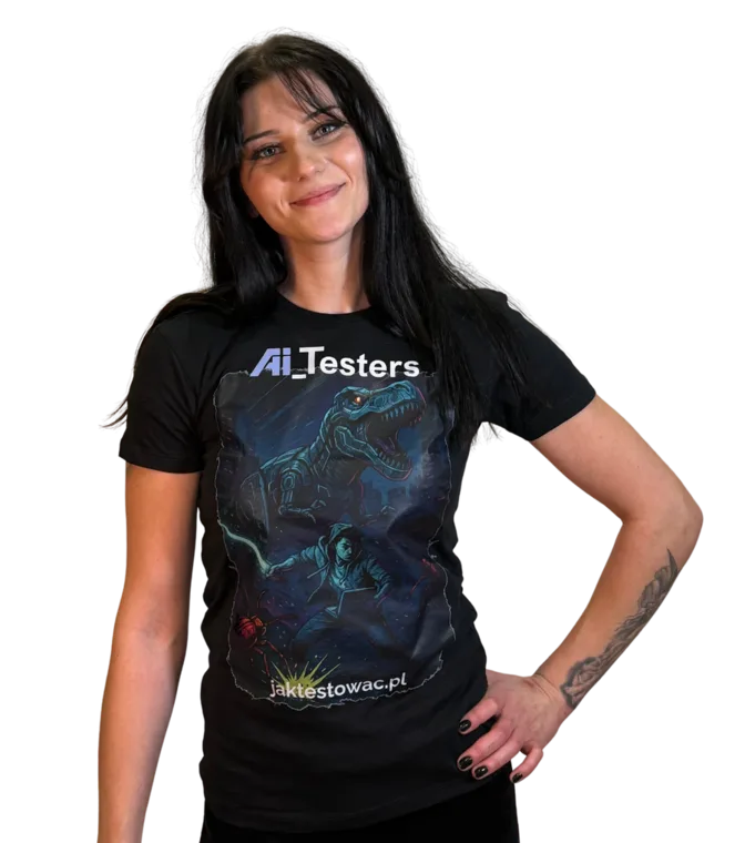Koszulka AI_Testers jaktestowac.pl